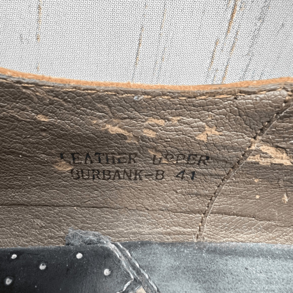 Spring Step Burbank slip on brown embossed shoes Size 9.5 - Picture 3 of 12